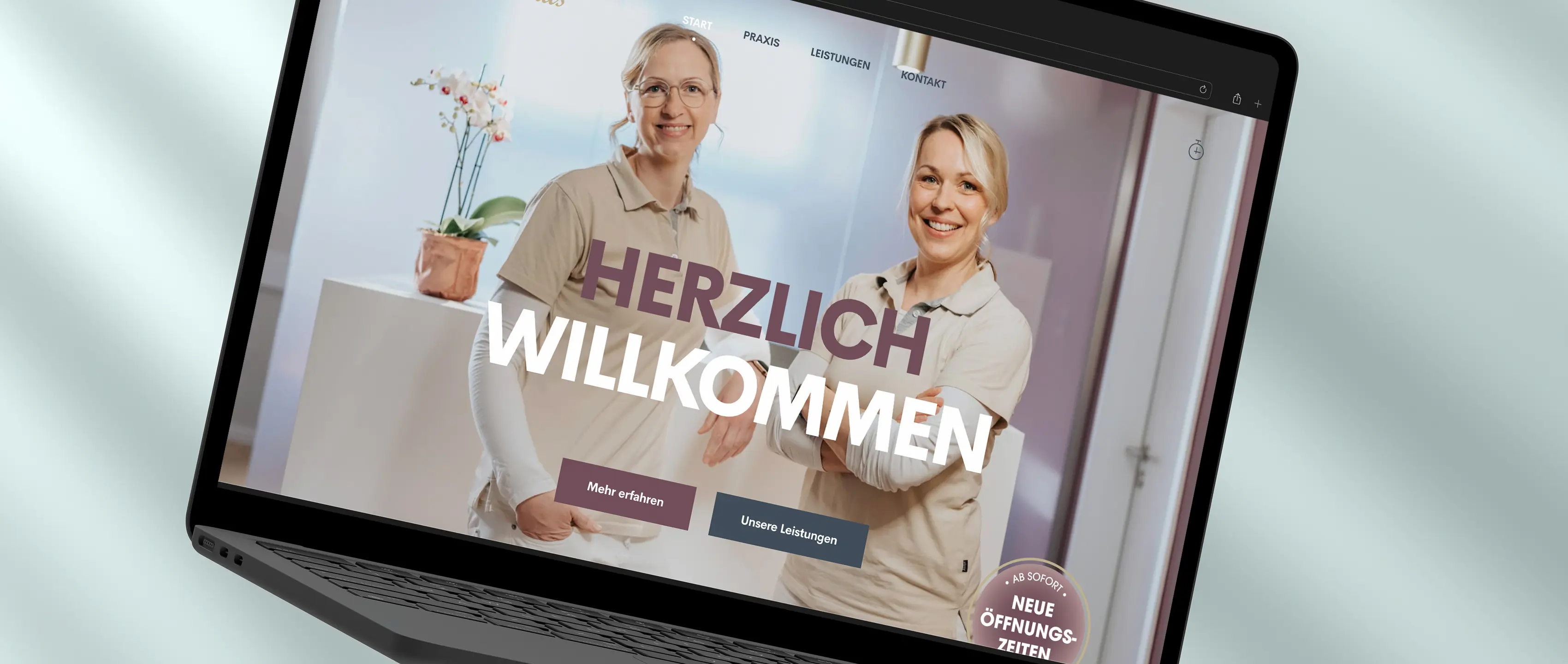 Referenzprojekt von Storms Media für Frauenarzt praxisim Vogthaus aus dem healthcare-Bereich