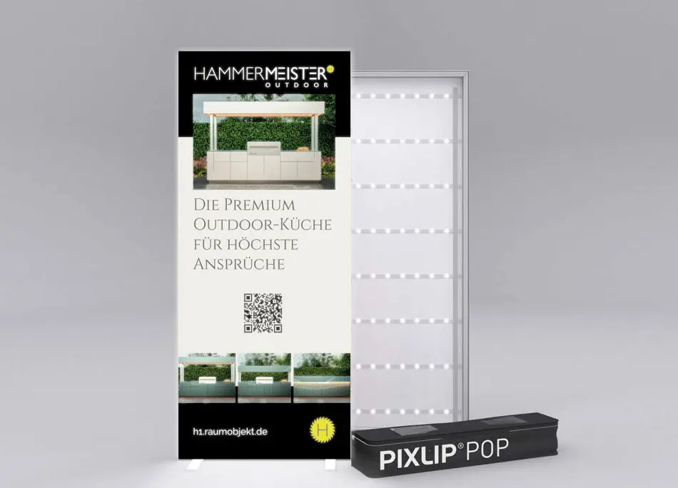 Product Launch für Hammermeister - Aufsteller der Outdoor-Kücher 