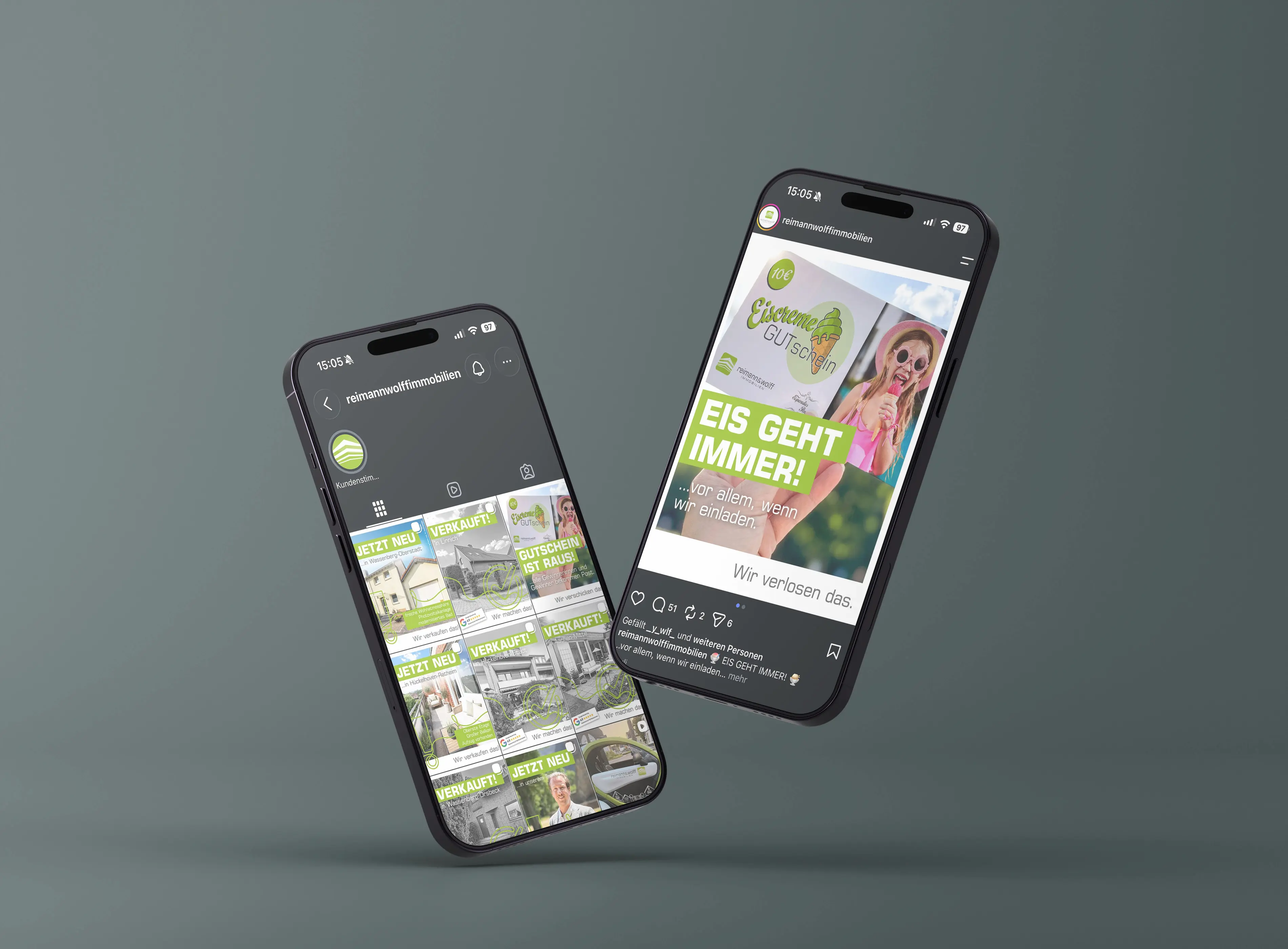 Reimann & Wolff Immobilien - Social Media Auftritt