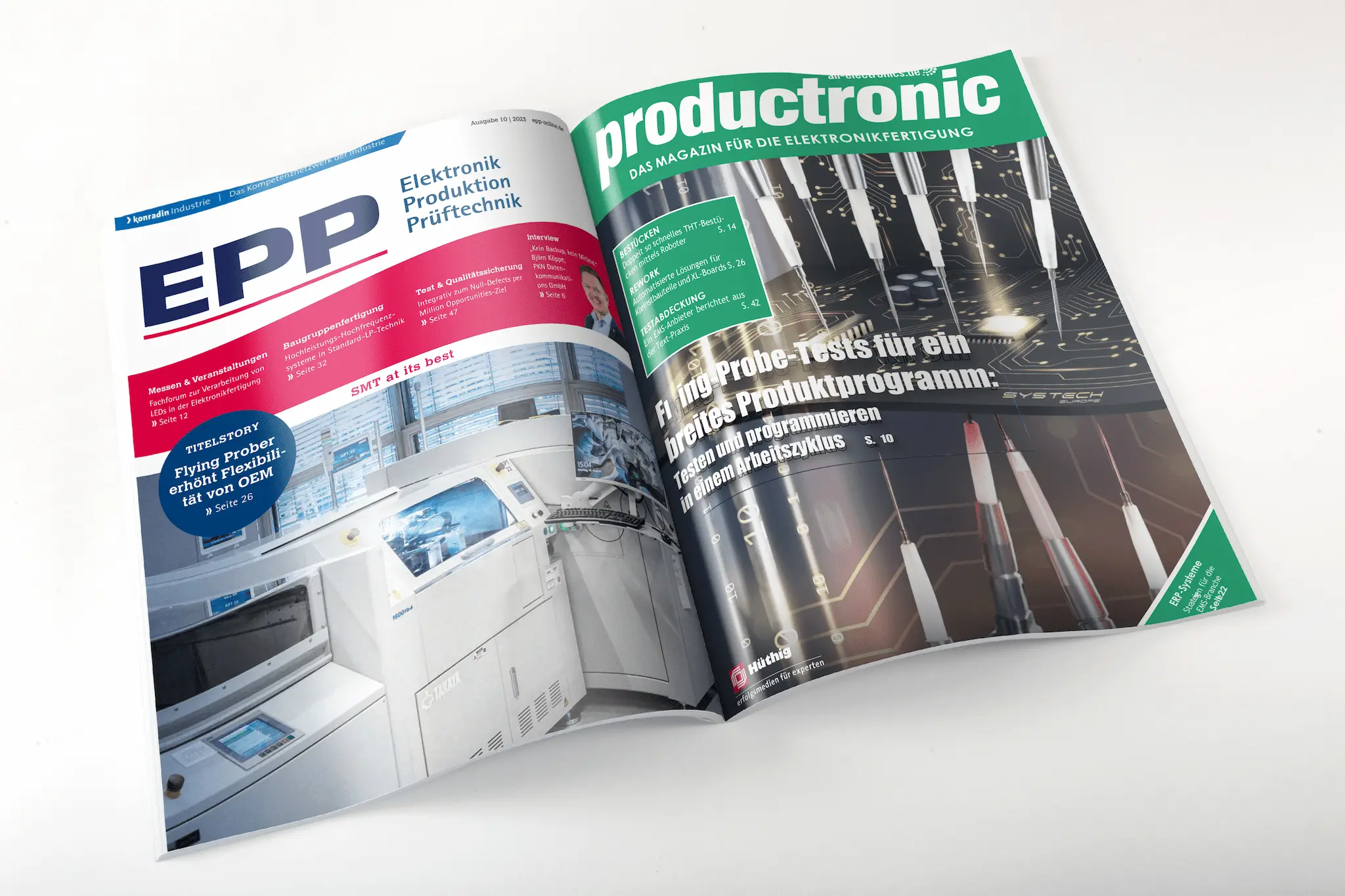 Anzeigen für Systech Europe - Ansicht der EPP