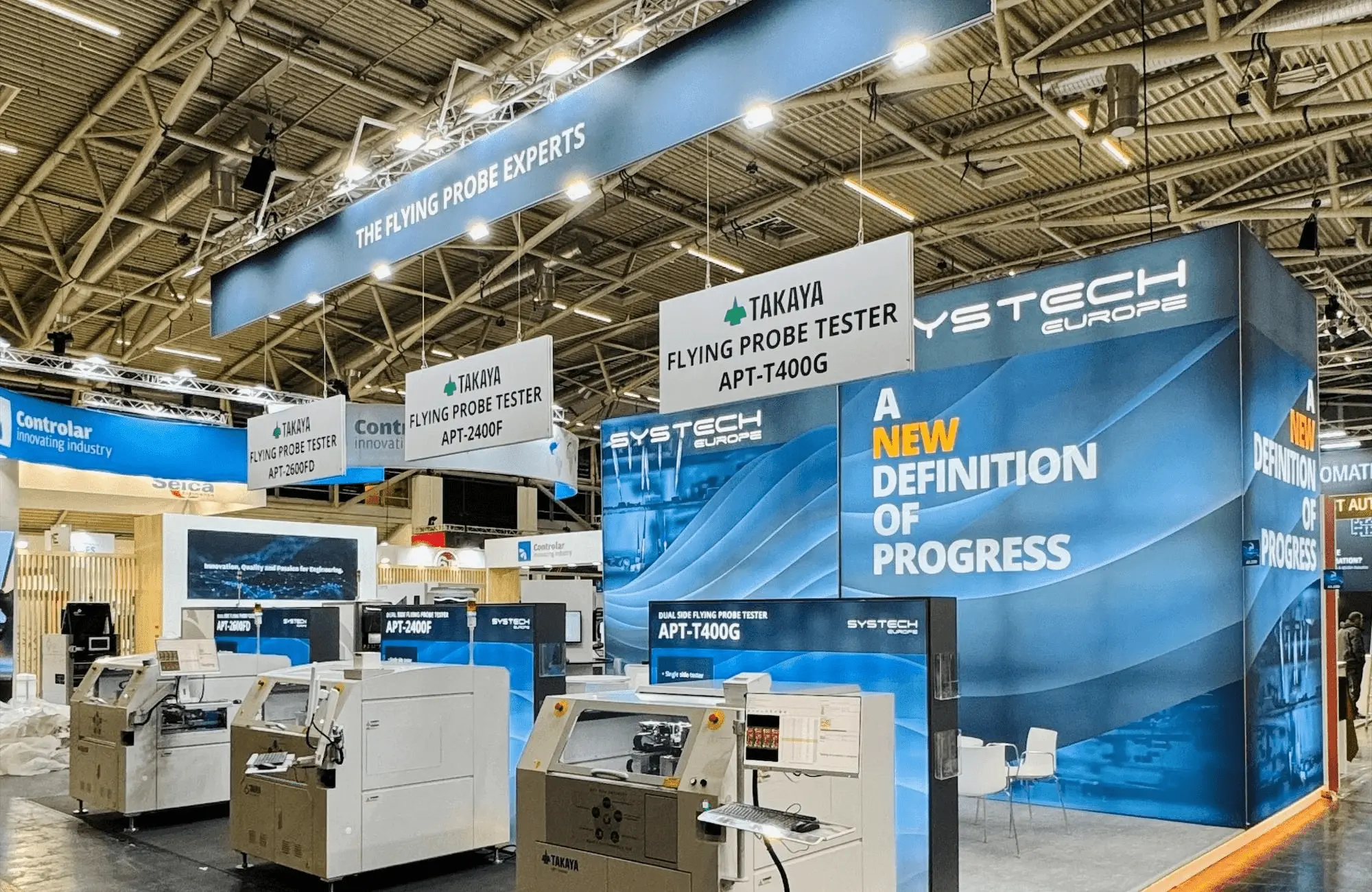 Messestand für Systech Europe - Ansicht des Stands