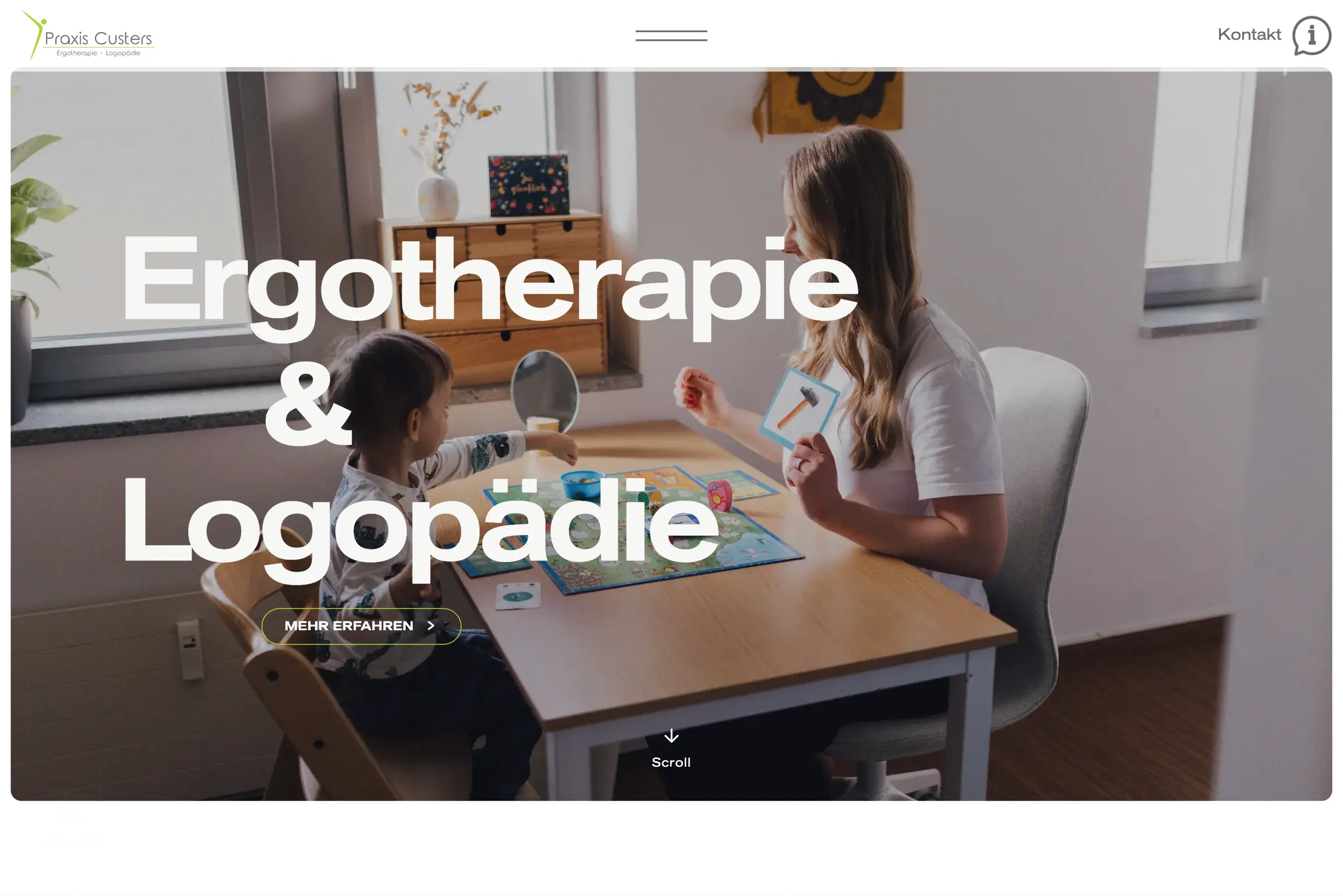 Digitales Projekt für Praxis Custers aus dem healthcare-Bereich